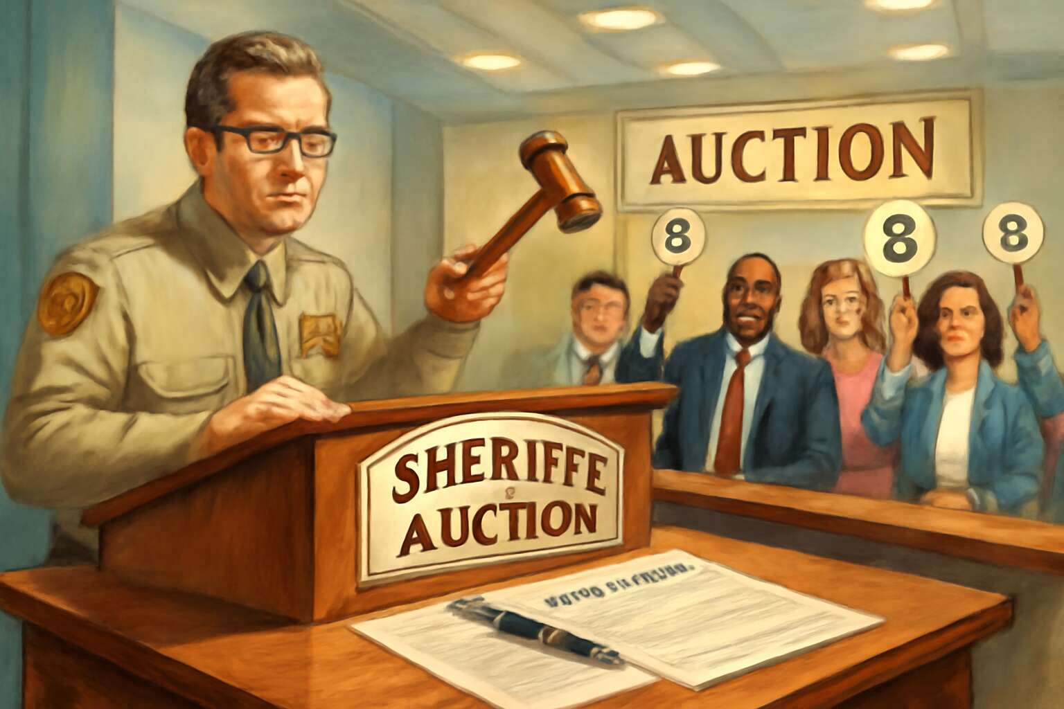 sheriff auction houses